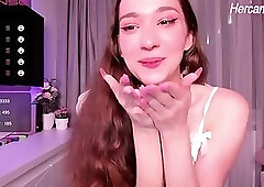 pretty russian teen shemale cutie with sexy feet legs teases on webcam