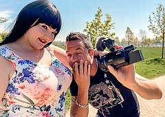 Hot Casting Fuck With Chubby Samantha Kiss!