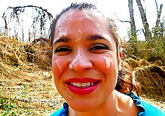 Public Cumwalk - Wife's Cum-Soaked Walk of Shame After Getting Owned in Public