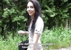 I Fucked This Sexy Babe Out In The Woods