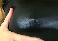 British milf Kitty Cream's cunny is lubed up and ready