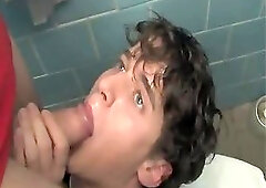 Twinks in public toilet