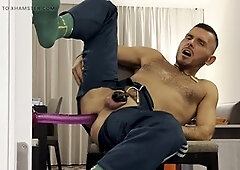 Play with, cum in shoes, soccer fuck