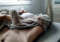 Cute Chinese solo TikToker takes on a big thick uncut cock