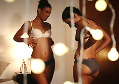 Oily lesbians fucking