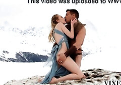 VIXEN Glamorous Blond Bella Spark Ditches Boring BF For Ardent Outdoor Sex With Stranger