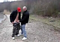 Hot Fuck on a Cold Day Outside