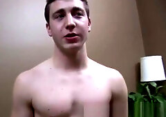 Straight boys humiliated gay Brandon still lives with his parents so he