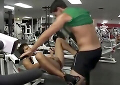 anal gay fuck in gym shocks people