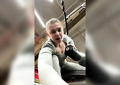 Crazy fucking in the gym