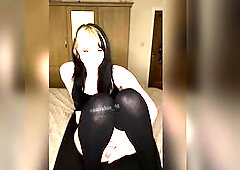 Amber Hawking masturbating whilst that babe's home alone