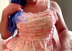 Sissy CD Mother I'd Like To Fuck Rileydix in her costume teasing that cum out with her large hawt butt!