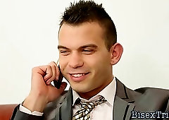 Bisex slut swapping cum