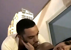 Valerie Kay is happy to take nice black dick on the roof