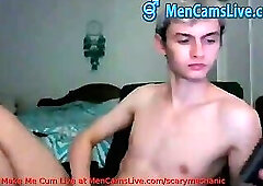 Attractive Teen Skinny masturbating Part 1 doing a Cam Show