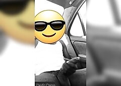 In the car once more ( large spunk fountain)