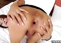 Hung Asian Tgirl Toon Pleases Herself