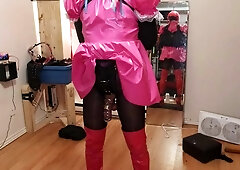 Spiky Innocence Cell Self Restrain Bondage Sissy Maid