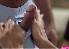 Muscled Cameron Basinger ives stepbors cock a steamy blowjob