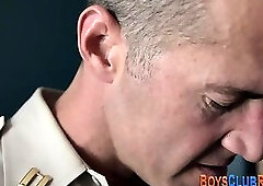 Gay amateur gets facialized