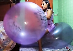 ASIAN LOONER GIRLS - Sexy Juju Blows To Pop Huge Boom