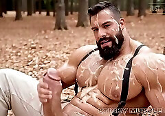 Sticky Muscle Men Day 55 to 66 Preview, Big Muscles, Big Dicks, Big Cumshots