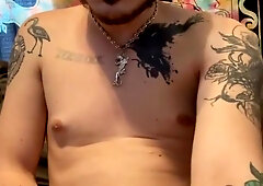 Torrid and bothered jerking on the bed FLESHLIGHT RAVAGE until outstanding come shot