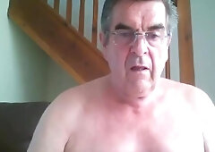 Daddy Strokes On Web Camera