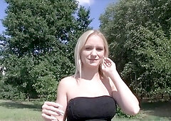 Light-haired, big tits