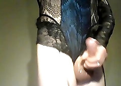 Big Oiled Cock & Big Cum