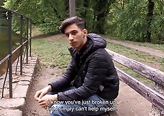 His gf cucked him so adorable amateur stud attempts trunk - Czech Hunter