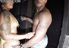 At the Party in front of everybody This Babe drilled Will Mastro, a ebony man with a three meter lengthy weenie who came in his little throat
