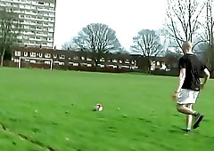 Bang session for amateur twinks in a van