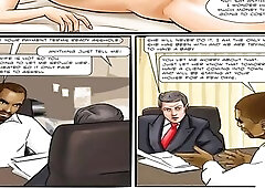 BlackMan's Seduction - Coworker Caught Cheating and has to let A Large Cock Afro Chap Bang his Wife for him to keep the Secret