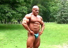 Heiko Kallbach Sexy Posing In Central Park