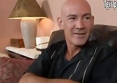 TS Gaby B lets her boss anal fuck her