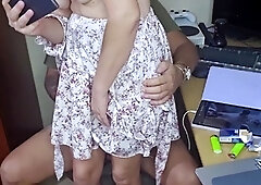 upskirt theft reveals bold pussy cocking