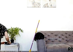 RIM4K. 2 honeys lick roommates rectal hole and widen their legs in a three-some