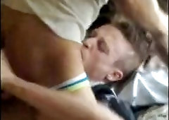 Phat BIG BLACK COCK Breeds lil' Milky Lad