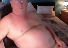 granddad spunk on cam