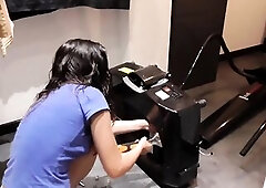 My flatmate has been trying to repair the treadmill but I proposed her to do smth greater quantity pleasure between us in her couch, just a worthwhile