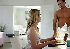 Sexy TS lets her bf bareback her wet ass