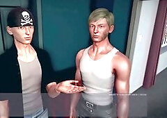 Cumming on face, missionary, visual novel