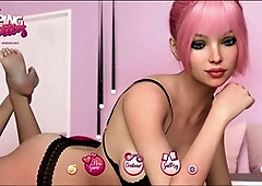 Big ass, hot brunette