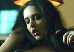 Breathtaking brunette hair Emily J sits at her desk, drawing explicit fotos, as maverick director Paul Black’s erotic episode "Random" sta