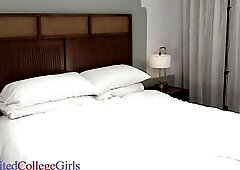 Lewd, Smiling, Hawt Coed, Serena, is a blond girl who surprises us all with an additional affinity for anal sex! Check out this curvy little blond do 