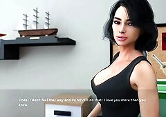 Lady deepthroats and sucks large white shlong - gameplay part 1