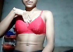 Steamy dance performance by cute college girl Riya Chowdhury, showcasing her curves