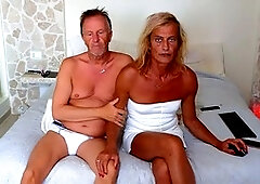 Gigi and Dave's steamy live sex show, a shemale and man duo in a hot POV session