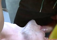 Muscle gay oral sex with cumshot